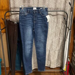 True Craft Women's Skinny Jeans - Dark Blue